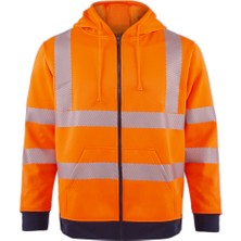 Myform Olympus Contrast Safety Full Zıp Hooded Sweatshırt