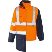 Myform Olympus DVC4121T Max-Breathane Hı-Vıs Two-Tone 5 In 1 Jacket