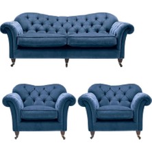 3A Mobilya Chicago Kanepe + 2 Berjer