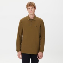 Nautıca Erkek Yeşil Classıc Fıt Uzun Kollu Polo K37351T.3CF