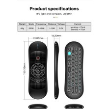 Wechip R2 Kablosuz Klavye Uzaktan Kumanda Air Mouse