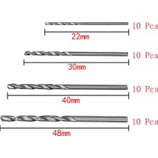 Sagrado 40 Adet Yüksek Hız Çelik Yapı Matkap Ucu Seti Aracı Mini Matkap Hss Bit 0.5mm-2.0mm Düz Şaft Pcb Matkap Uçları Seti (Yurt Dışından)