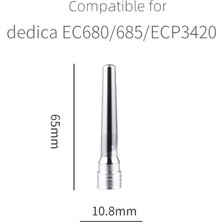 Sagrado Delonghi Dedica EC680/EC685, EC9335, ECP3420, ECO310 Için Buhar Nozulu Ucu Ucu, Süt Köpüğü Iç Boru, Paslanmaz Çelik (Yurt Dışından)