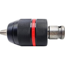 Sagrado 1.5-13MM Anahtarsız Matkap Chuck 1/2INCH-20UNF, Sds-Plus Şaftlı 1/4 Inç Altıgen Şaft 1/2 Inç Soket Kare Anahtar Adaptörü (Yurt Dışından)