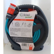 Kiwi Mini Hortum Makarası Seti ve Sprey Sulama Başlığı (10 M)