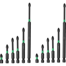 Sagrado Manyetik Tornavida Ucu Seti, 12 Adet Manyetik Kafa Uçları, Güç Tornavida Darbeli Matkap Için Çelik Tornavida Ucu (Yurt Dışından)