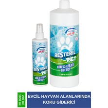 Resteril Hiyen Spreyi Pet 200x1000ml Kedi Koku Giderici Yatağı Oyuncağı Mama Kabı Set