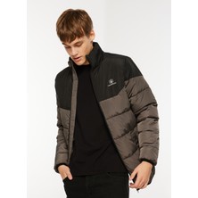 Lumberjack Koyu Gri Erkek Dik Yaka Kaban A10139857308010_3W ml Adalbert-Cb C