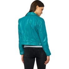 Basic & More Kadın  Deri Ceket - Kendall