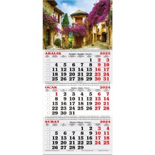 Keskin Color 2024 3 Aylık Spiralli Jumbo Denizci Takvim Begonvil Sokağı