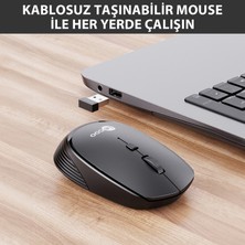 Lecoo WS202 Kablosuz 1200DPI 4 Tuşlu Optik Mouse Siyah