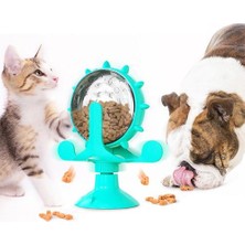 Three Beans Kedi Interaktif Oyuncak Yel Değirmeni Kediler Gıda Kaçak Ürünleri Pet Oyun Yapısı Için Kule Vantuz Besleyici Komik Akıllı Oyuncak Köpek | Kedi Oyuncakları (Mavi) (Yurt Dışından)