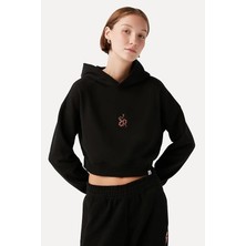 Wwf Market Kadın Mercan Yılanı Crop Hoodie