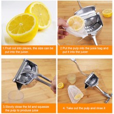 Three Beans Taşınabilir Blender Turuncu Limon Manuel Sıkacağı Meyve Extractor Alüminyum El Sıkacağı El Basın Makinesi (Yurt Dışından)