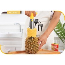 Three Beans 1 Adet Paslanmaz Çelik Kullanımı Kolay Ananas Soyucu Aksesuarları Ananas Dilimleme Meyve Bıçağı Kesici Torça Dilimleme Mutfak Aletleri | Ananas Dilimleyiciler (Yurt Dışından)