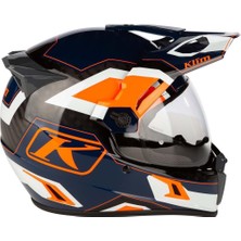 Klim Krios Pro Karbon Adv Rally Motosiklet Kaskı Oranj