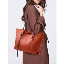 Love Home Hakiki Deri Deri Çanta Büyük Kapasiteli Çanta 2023 Yeni Moda Moda Yüksek Kaliteli Doku Bayan Koltuk Altı Çanta Tote Çanta (Yurt Dışından)