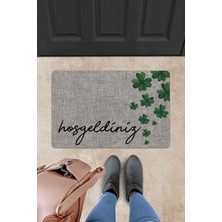 Evaşk Kapı Önü Paspası Vinil Kaymaz Tabanlı