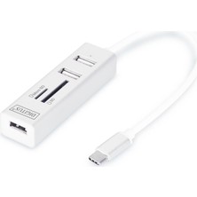 Dıgıtus DA-70243 USB Type-C / USB 2.0 /  Çoklayıcı