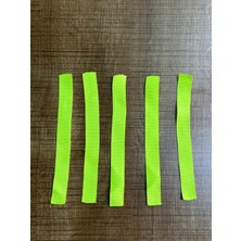 Gönülden Tasarım 2X15 cm 5 Li Neon Yeşil Tişört Çanta Dikiş Aksesuarı