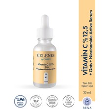 Celenes Vitamin C 12.5% + Oats + Niacinamide Active Yüz Serum