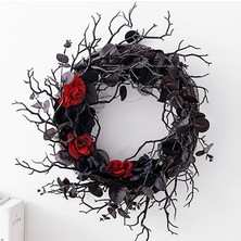 Romance Ölü Dal Çelenk Simülasyon Çiçek Siyah Dekoratif Çiçek (Yurt Dışından)
