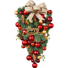 Romance 47CM Noel Süsleme Topu Baş Aşağı Ağaç Kolye (Yurt Dışından)