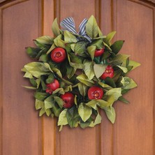Romance 35CM Hasat Festivali Nar Meyve Çelenk Süsleme (Yurt Dışından)