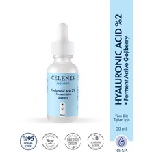 Celenes Hyaluronic Acid 2% +Ferment Active Gojiberry Yüz Serumu