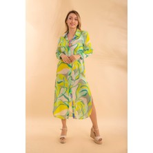 Bonitas Uzun Gömlek Yaprak Yeşil BNTS 23010