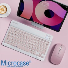 Microcase Tablet ve Telefonlar Için Türkçe Q Bluetooth Klavye ve Mouse Set - AL3476