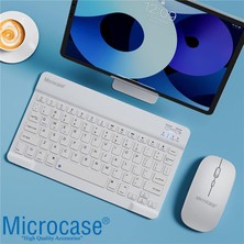 Microcase Tablet ve Telefonlar Için Türkçe Q Bluetooth Klavye ve Mouse Set - AL3476