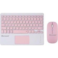 Microcase Tablet ve Telefonlar Için Türkçe Q Bluetooth Touchpad Klavye ve Mouse Set - AL3560