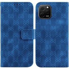 Zsunsky Shop Huawei Nova Y61 / Enjoy 50Z Için Kabartmalı Deri Kılıf (Yurt Dışından)