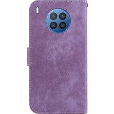 Zsunsky Shop Huawei Nova Y61 / Enjoy 50Z Için Kabartmalı Deri Kılıf (Yurt Dışından)