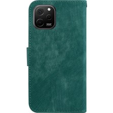 Zsunsky Shop Huawei Nova Y61 / Enjoy 50Z Için Kabartmalı Deri Kılıf (Yurt Dışından)