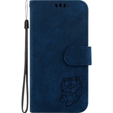 Zsunsky Shop Honor 80 Için Küçük Kaplan Kabartmalı Deri Kılıf (Yurt Dışından)