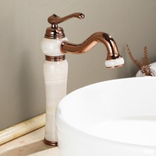 OEM Banyo Çanak Lavabo Bataryası Rose-Mermerli Model