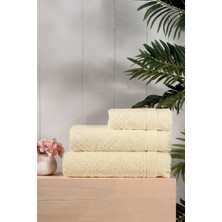 Arliva Home Rıta Bukle Jakarlı Havlu Krem 50X80