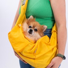 Pawstar Sarı Crossbody Küçük Irk Köpek Çapraz Taşıma Çantası