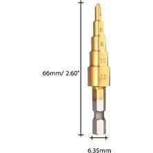 Kafenn Metal Alüminyum Ahşap Plastik Kademeli Matkap Ucu 4-39 mm