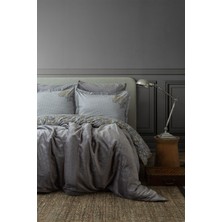 Apricitas Home Antica Gray Tek Kişilik %100 Pamuk My Touch Nevresimli Battaniye Seti