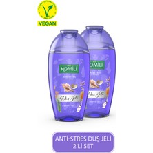 Komili Anti-Stres Vegan Seyahat Boy Duş Jeli - Egzotik Koku - 2 x 200 ml