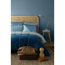 Apricitas Home Softly Picassa, Uyku Seti Indigo Renk