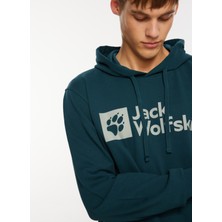 Jack Wolfskin Arthur Hoody Yeşil Erkek Kapüşonlu Sweatshirt 1000001TR