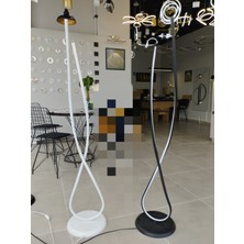 Hevsel Modern LED Lambader Siyah Gövde Rengi, Beyaz Işık