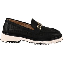 Poletto Deri Tokalı Kadın Loafer Ayakkabı 15 4050