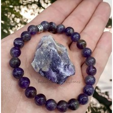 NBS Beautiful Naturel Stones Ametist Doğal Taş Bileklik ( Doğal Taş )