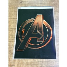 Gönülden Tasarım 19X14 cm Ütü Ile Yapışan 3 Boyutlu A Harfi Transfer Baskı Arma