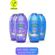 Komili Seyahat Boy Duş Jeli Tanışma Paketi 4'lü Set - 4 x 200ML